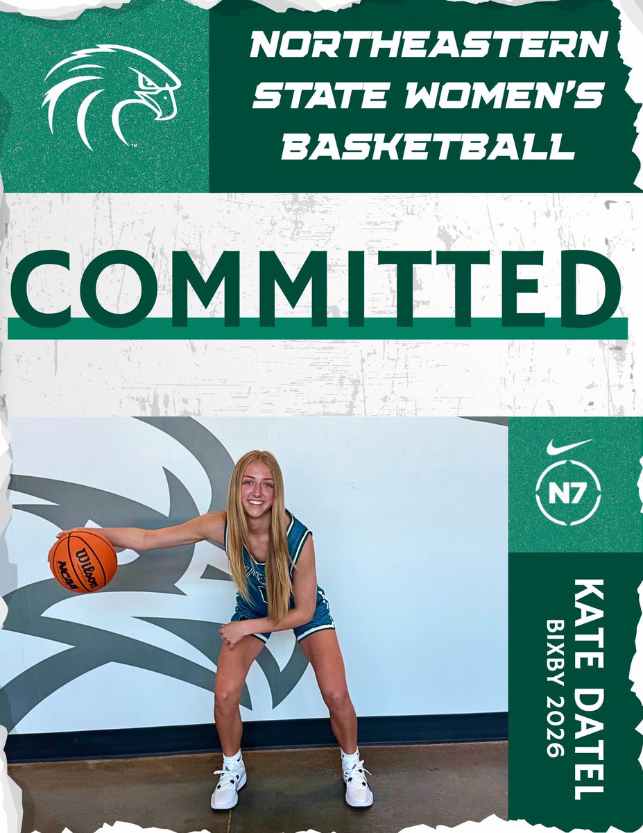 DatelKate's tweet image. I’m blessed and excited to announce my commitment to NSU!! Big thanks to God, my family, friends, and coaches! Thank you @Coach_Ferg @CoachStew25 for this opportunity 💚🤍🦅 #GoRiverHawks
@okmagiccoach
@CoachKGrant81
@bixbywbb
