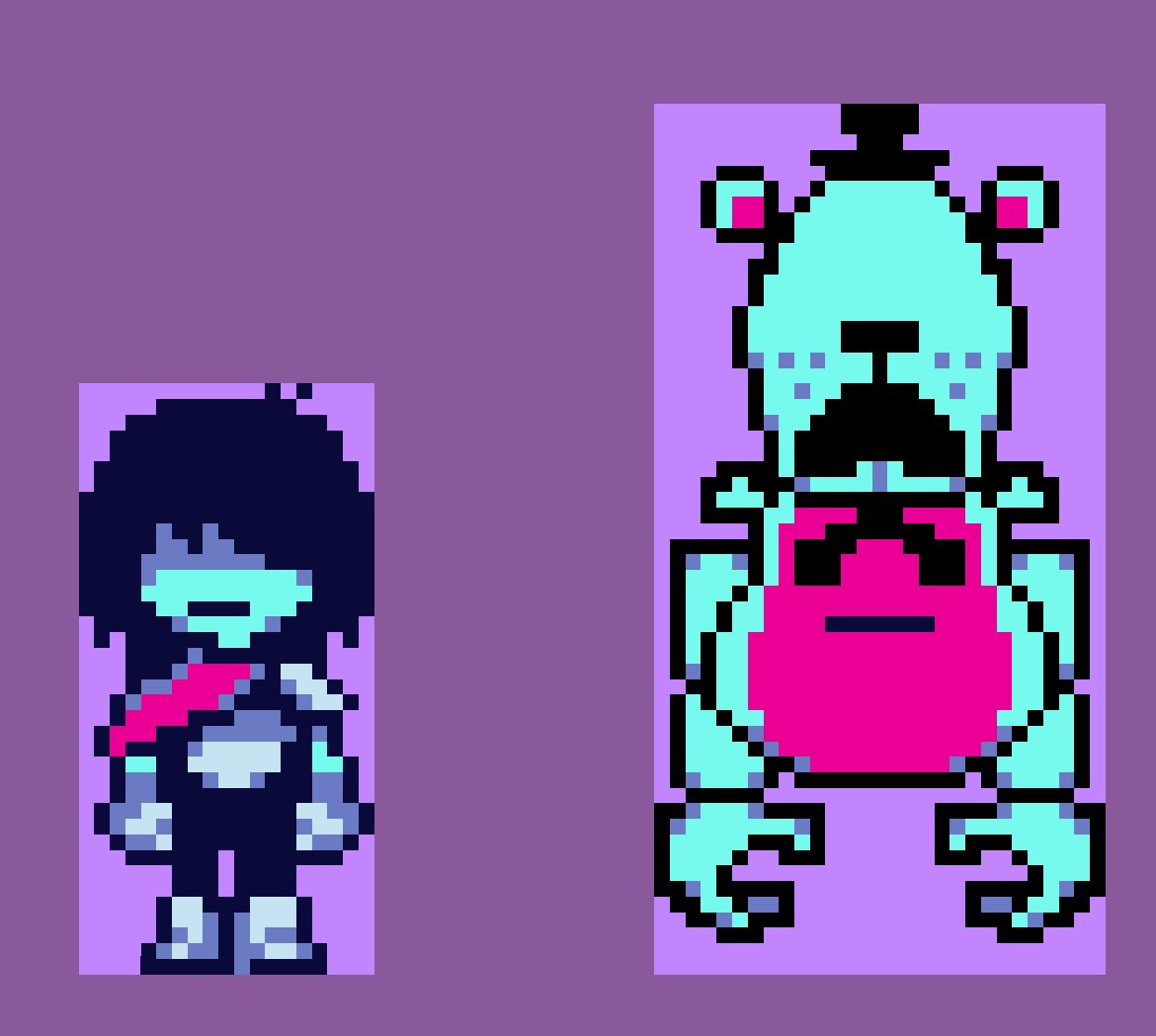 NnrSpence's tweet image. #DELTARUNE  #fnaf1remake