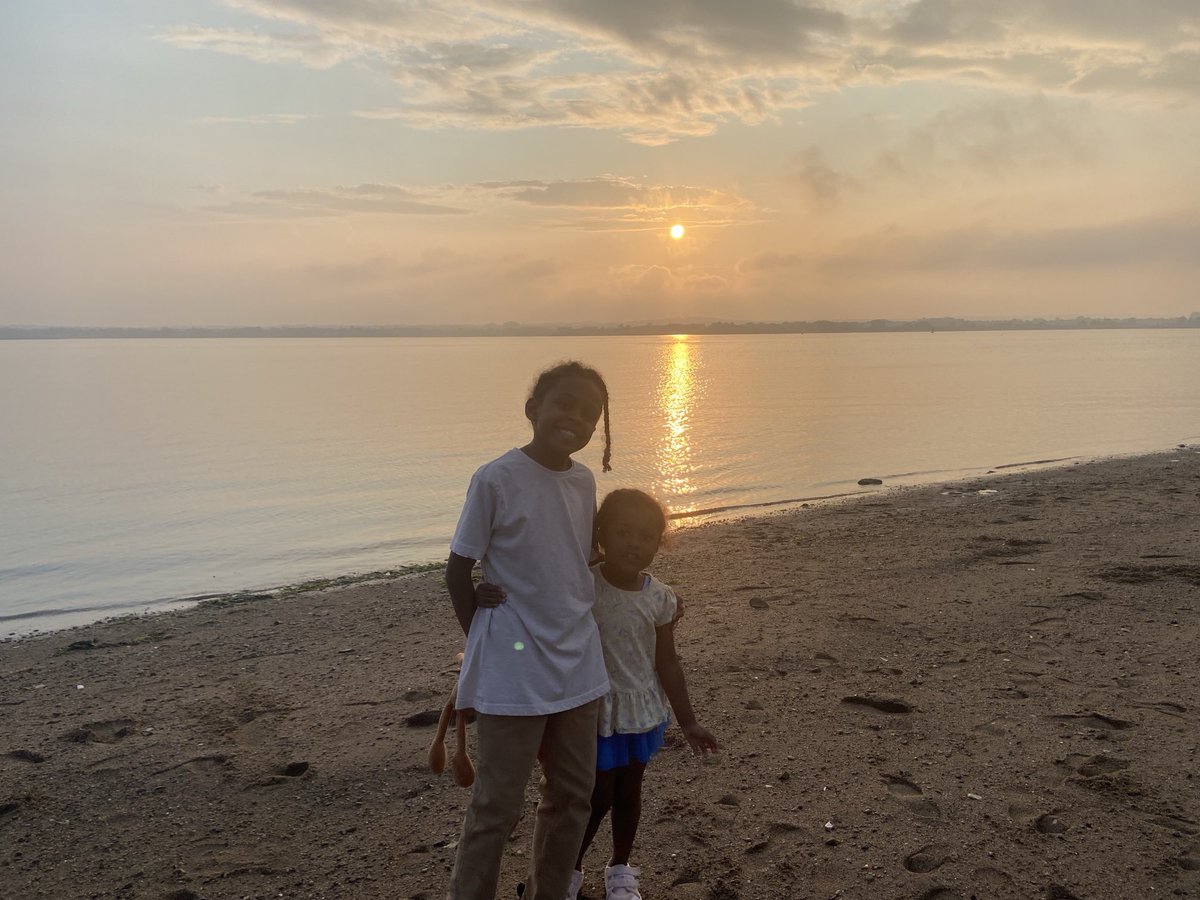 i95Bully's tweet image. Took the two younger kiddos to the water to skip rocks. Sometimes it is this simple lol