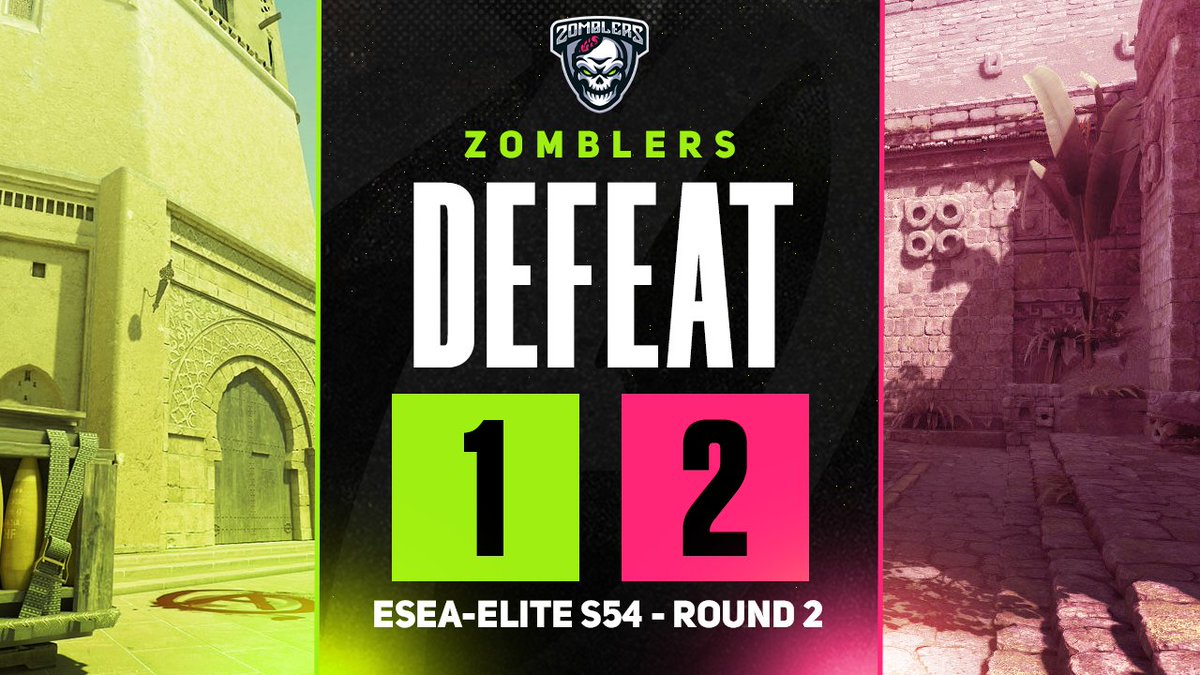 Zomblers LLC (@zomblers) on Twitter photo Zomblers.CS2 take
the LOSS in round 2 of
<a href="/ESEA/">ESEA League</a>-Elite S54 🧟♂️
🆚 <a href="/SBETeam/">SportsBetExpert</a>
🏆 Score: 1-2
🏞️ Ancient (11-13)
🏜️ Dust2 (13-6)
🏝️ Mirage (4-13)
🎙️Thank you to
<a href="/QuantumDeathCat/">QuantumDeathCat</a>
<a href="/MisterHenryBatt/">Mr. H. Batt</a>
for the cast❤️
🇺🇸 <a href="/sathcsgo/">sathsea</a>
🇺🇸 <a href="/aelorcs/">aelor</a>
🇺🇸 <a href="/NamesSeb/">Seb</a>
🇺🇸 <a href="/ayaneuu1/">Anthony</a>
🇺🇸 <a href="/traekS_/">traekS</a> Zomblers.CS2 take
the LOSS in round 2 of
<a href="/ESEA/">ESEA League</a>-Elite S54 🧟♂️
🆚 <a href="/SBETeam/">SportsBetExpert</a>
🏆 Score: 1-2
🏞️ Ancient (11-13)
🏜️ Dust2 (13-6)
🏝️ Mirage (4-13)
🎙️Thank you to
<a href="/QuantumDeathCat/">QuantumDeathCat</a>
<a href="/MisterHenryBatt/">Mr. H. Batt</a>
for the cast❤️
🇺🇸 <a href="/sathcsgo/">sathsea</a>
🇺🇸 <a href="/aelorcs/">aelor</a>
🇺🇸 <a href="/NamesSeb/">Seb</a>
🇺🇸 <a href="/ayaneuu1/">Anthony</a>
🇺🇸 <a href="/traekS_/">traekS</a>