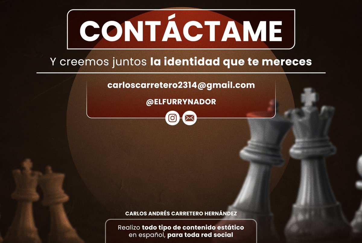 CarlosCarr8615's tweet photo. ¡Hola! 👋
Soy diseñador gráfico especializado en contenido estático para redes sociales: piezas visuales atractivas, alineadas con tu marca y objetivos.

📩 Envíame un DM para más info.
#socialmediaday
#GraphicDesigner 
#diseñografico 
#post https://t.co/Ka3Y4wpemX
