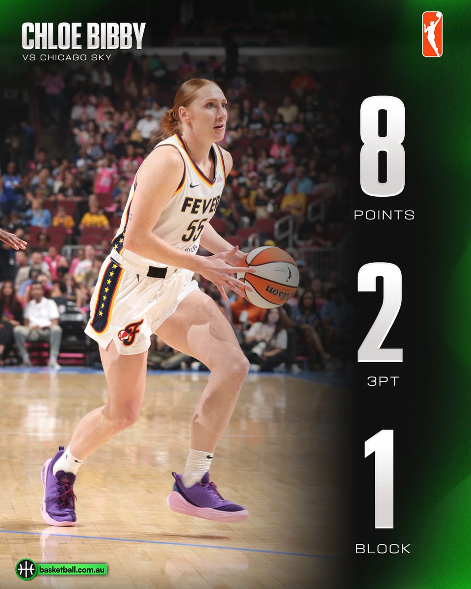 bouncepassau's tweet image. Chloe Bibby came away with the W in her @IndianaFever debut, beating Bec Allen and the Sky 93-78
