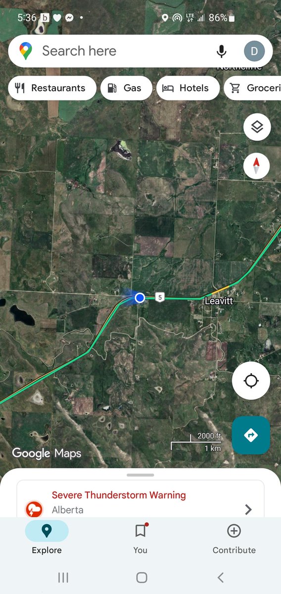 57 mm hail west of Cardston. Measured at 5:37pm. #abstorm