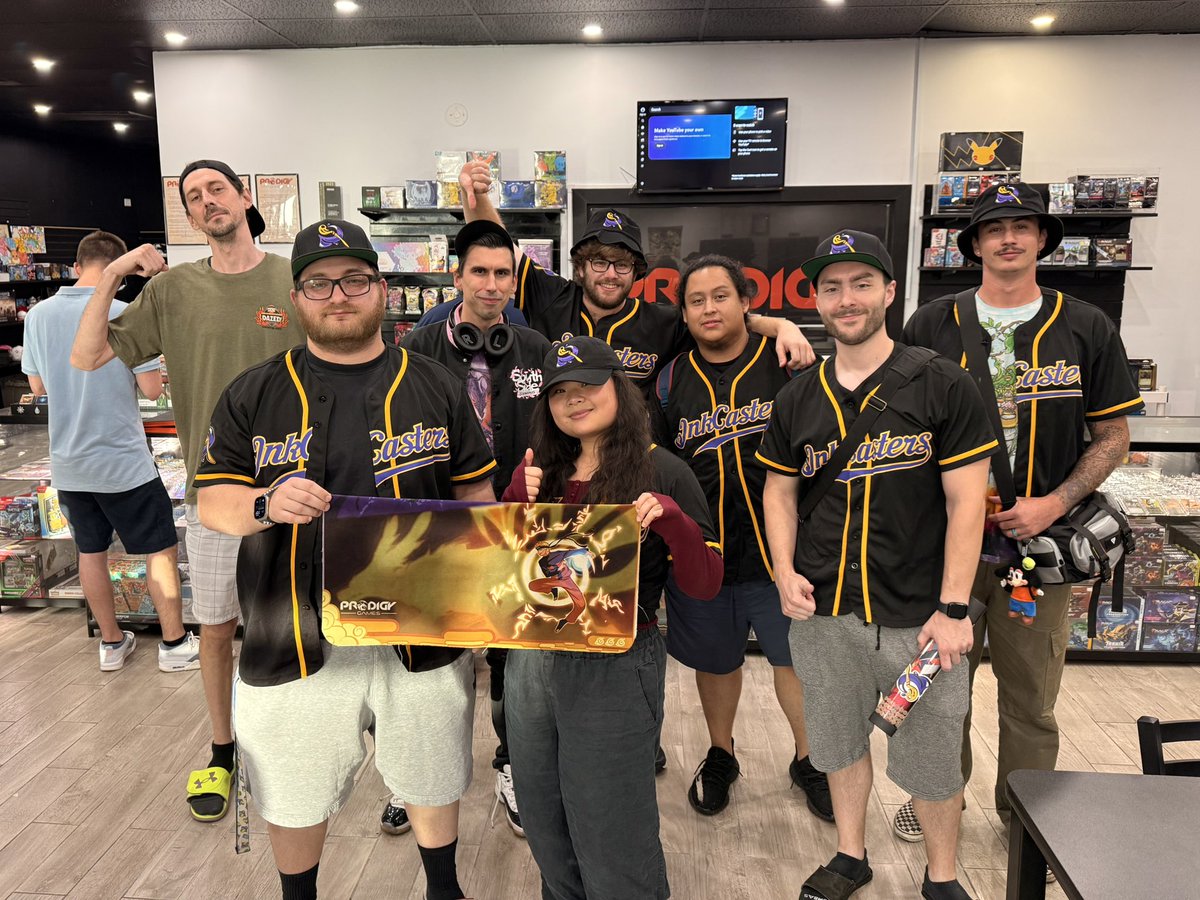 InkCasters_tcg's tweet image. We’ve got an almost all InkCasters Top 8!! Gary and @SSG_Ghosty had to break up the sweep 😉
GL Team let’s bring home another mat this weekend! @inkcasterzeke @Red_shorts99 @imSweet_T @NCed123
@dcrowdev @maihuyynh
#Lorcana #SetChamps
