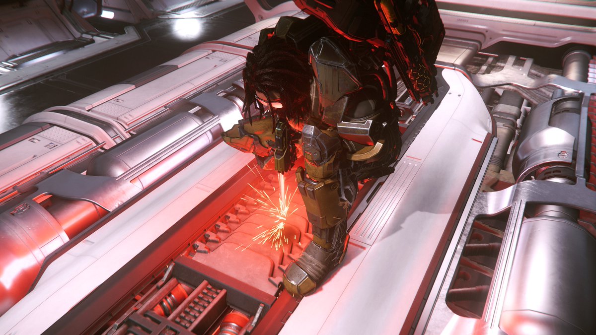 chonkrider's tweet image. Me: "Hey Groza, I heard your ship's engine needs quick maintenance"
Groza: "Oh, Thank you"
Me: "But it'll cause some damage..." 😂
#StarCitizen