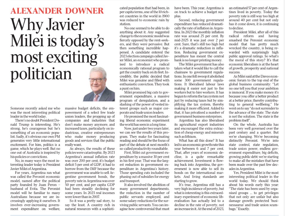 There's a second moral to this excellent story: that the right side of politics is still absolutely electable - when led by someone of conviction and charisma.
