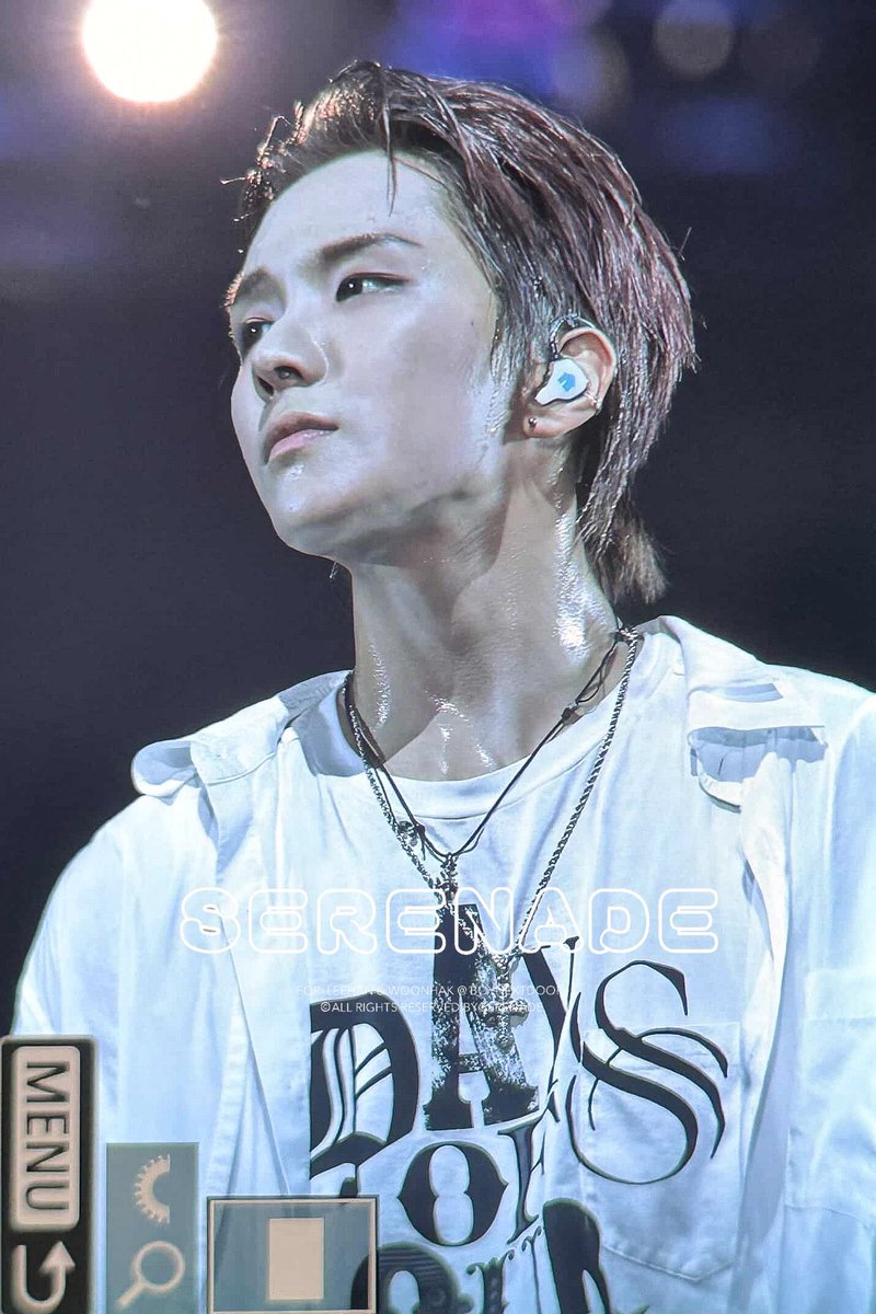 forhakie's tweet image. His features are so prominent with his hair like this, his softness tones down while his aura goes up 100%
Woonhak is strikingly handsome