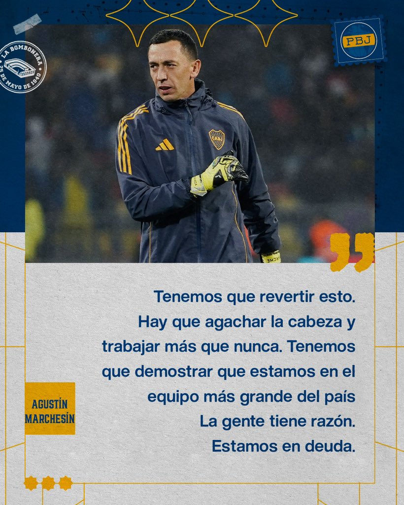 PlanetaBoca's tweet image. 🗣️ La palabra del arquero de Boca luego de la derrota frente a Huracán