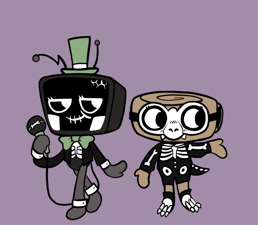 twitsucksforevr's tweet image. hi i know it's july and far too early to be thinking of halloween HOWEVER i really love halloween so here's my ideas for some spooky skins #dandysworld