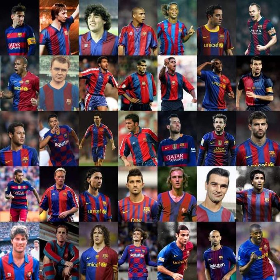 Barcelona, o time dos craques.