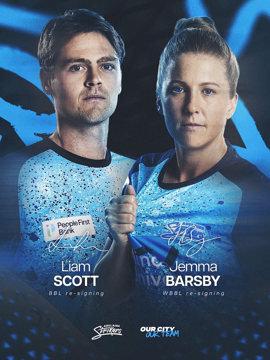 Double drop ✍️ JB and Scotty are locked in for the upcoming WBBL and BBL seasons!

🔗Read more: bit.ly/4lZw44I

Strikers memberships are on sale now!