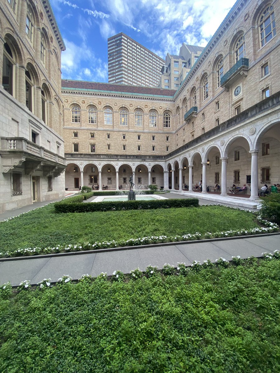 The Boston Public Library is such a beautiful place!