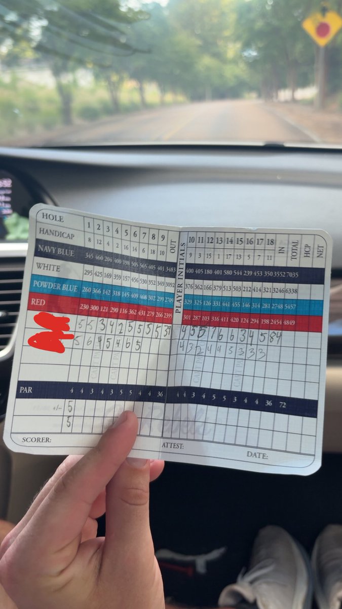 RickyBo00317410's tweet image. Back 9 is gonna be the end of me