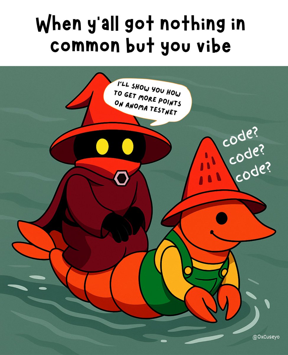 even if not everyone has the anoma testnet code, it doesn't stop them from yapping with full intent 

some are already deep in the testnet trenches, trying their luck with the garapon or getting rekt on BitFlip

many are still desperately hunting for a code, hoping to get a first