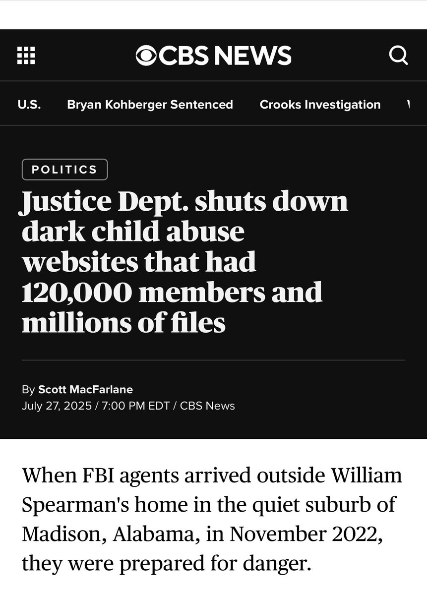 Some say we have too many people in prison in the United States. The fact the DOJ just shut down a child porn network with 120,000 members, many located right here in the states, proves there are actually too few.
