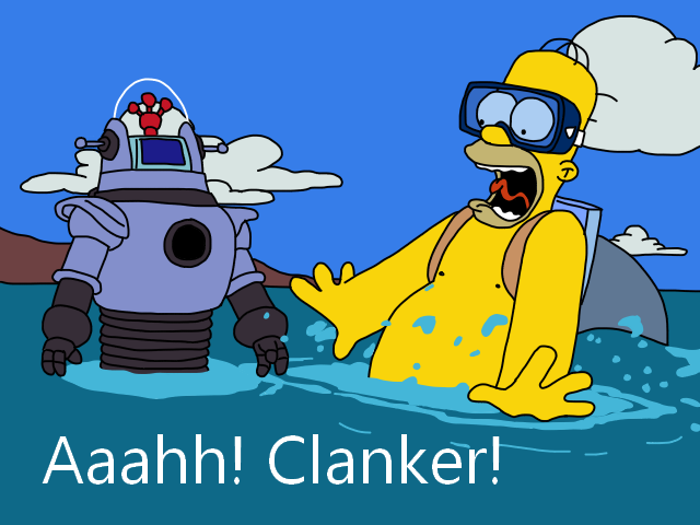 RMaster007's tweet image. Enjoy a FireAlpaca-produced meme. #simpsons #shitpost #clankers