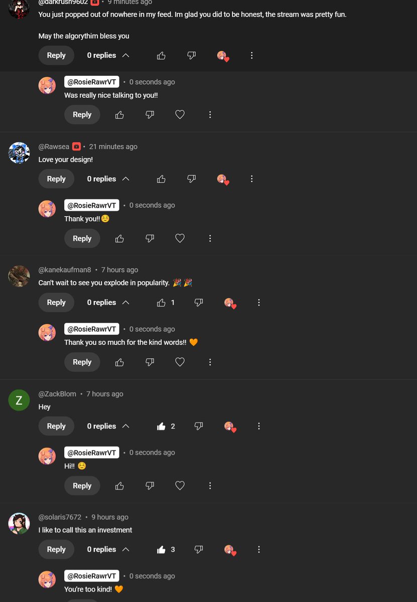 RosieRawrVT's tweet image. up another 22 subs today and didn't even post anything! Everyone has been really sweet!😭Means more to me than you realise!!🧡💜