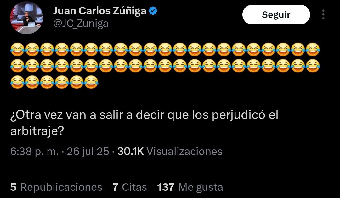 josspiaker's tweet photo. @JC_Zuniga ¿Otra vez amigo? https://t.co/H7ZxcS4S9t