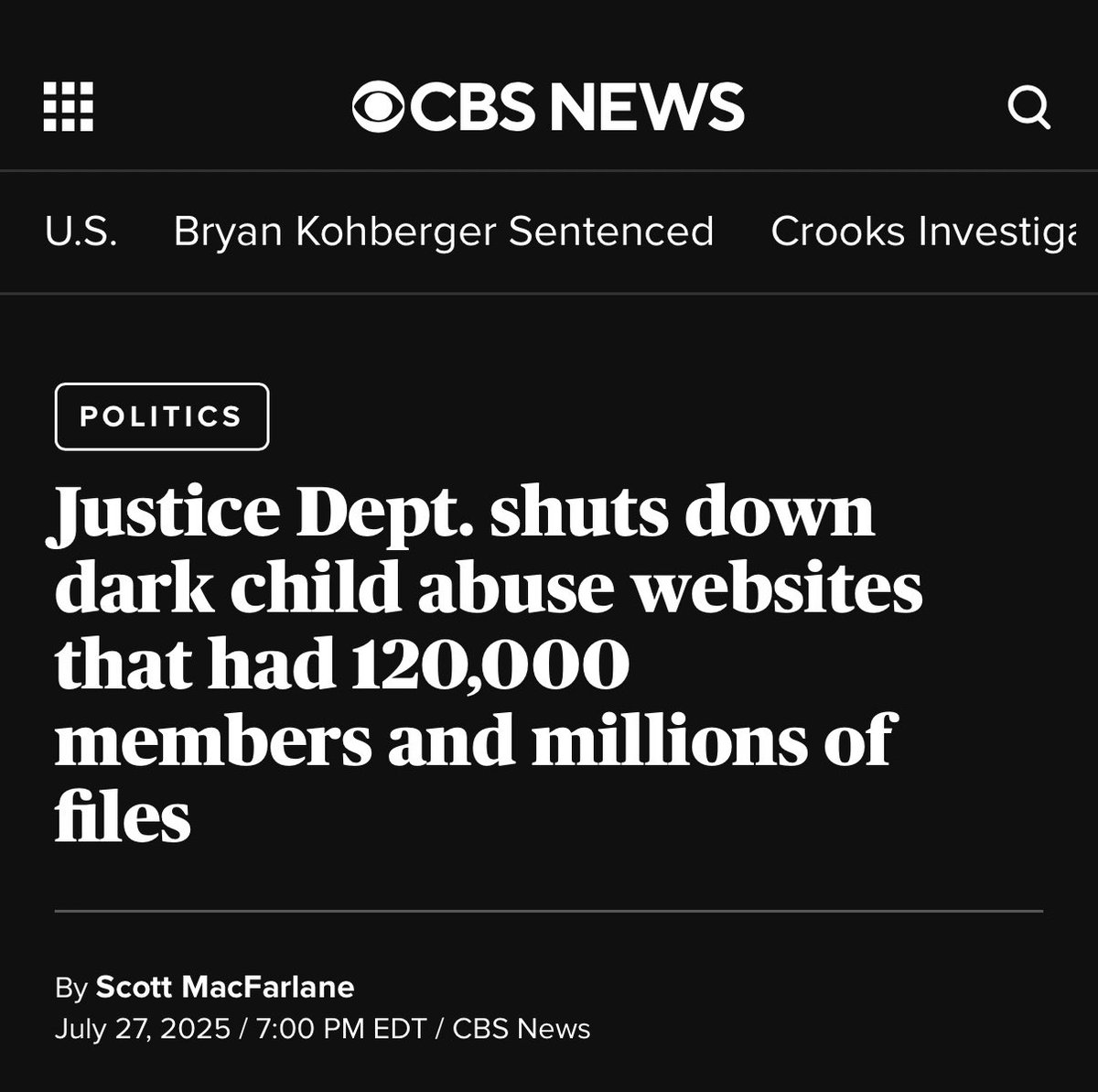 DAN BONGINO DID THAT

120K PEDOS NOW KNOWN.