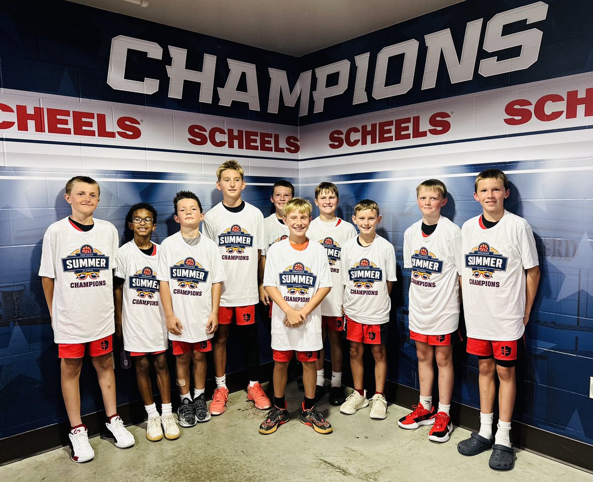 ssahoopsteams's tweet image. Congrats 🎉 to our 1️⃣0️⃣U Black ⚫️ team for going 4️⃣-0️⃣ and winning the 🏆 at the SUMMER CLASSIC 🏟️ in the 10U/11U division‼️ Well done, fellas!
This group plays mature beyond their years…. So many talented young guys that LOVE the game!!
#SanfordSports | #StrongerTogether