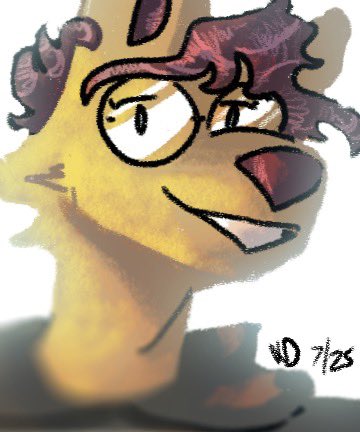 totally_not_jd's tweet image. Yet again another Artfight drawing! Her name is Cookie.
What are some things I can improve on this one?