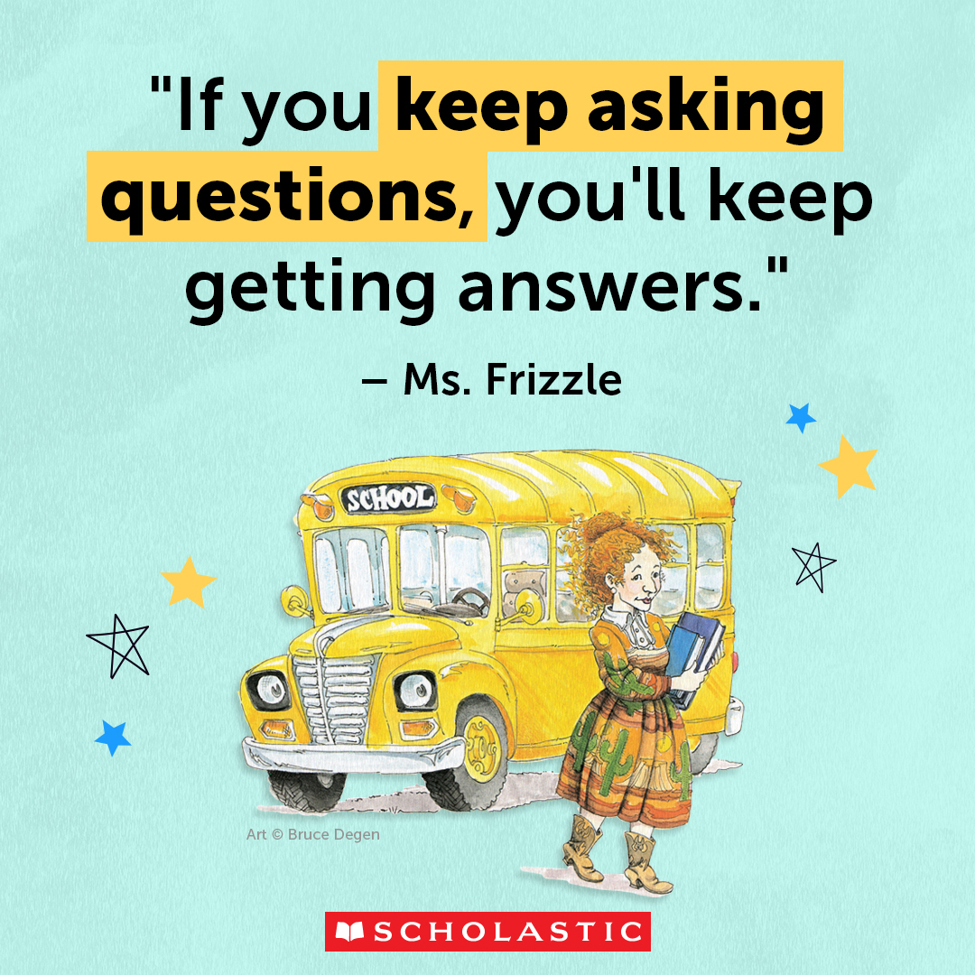 Every classroom library should include these trips on The Magic School Bus—book list here: scholastic.com/teachers/teach… 🚌