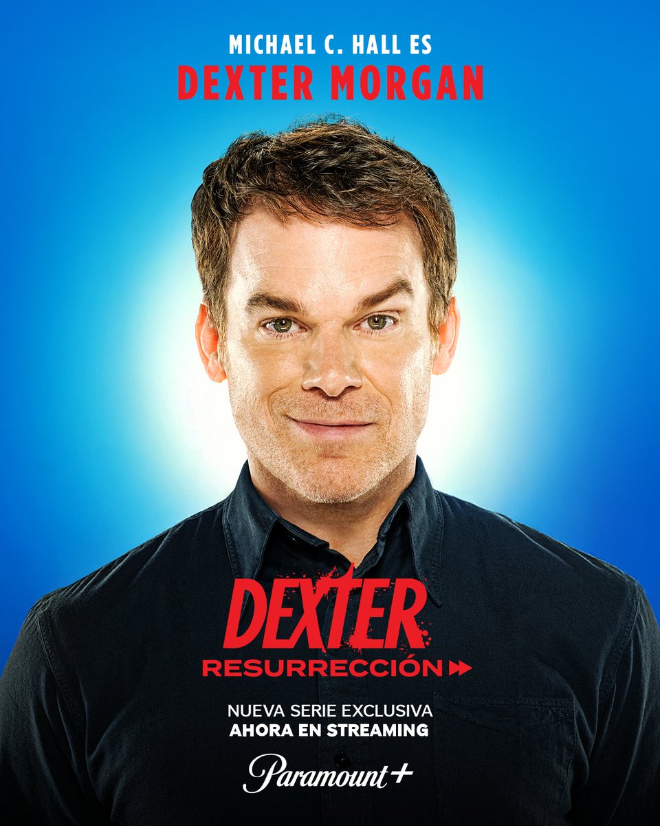 ParamountPlusMX's tweet image. Michael C. Hall ha regresado una vez más como el gran Dexter🔥
No te pierdas la nueva serie exclusiva Dexter: Resurrección en ParamountPlus 🔪