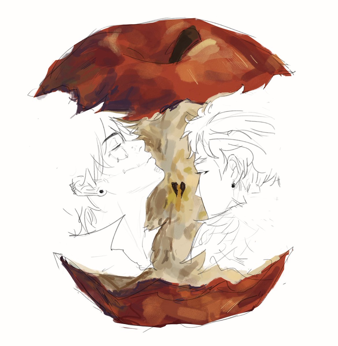 eitaxvs's tweet image. this is one weird looking apple 🤨 #dabihawks