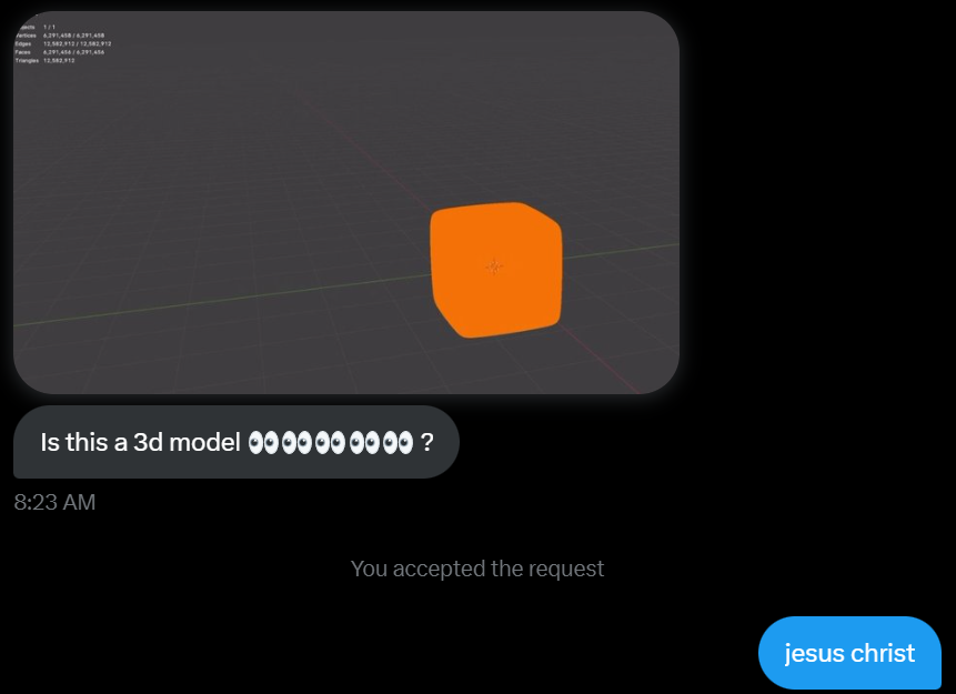 my dms are a scary place