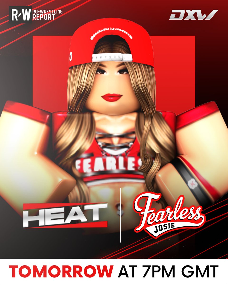 Ro - Wrestling Report (@rwrmediarblx) on Twitter photo RWR | DXW
DXW star <a href="/50bcnds/">κ¨ josie bella</a> will be live tomorrow at 7PM GMT on <a href="/DXWRBLX_/">Digital Xtreme Wrestling</a> Heat.
Donβt miss a word when Josie Bella grabs the mic. RWR | DXW
DXW star <a href="/50bcnds/">κ¨ josie bella</a> will be live tomorrow at 7PM GMT on <a href="/DXWRBLX_/">Digital Xtreme Wrestling</a> Heat.
Donβt miss a word when Josie Bella grabs the mic.