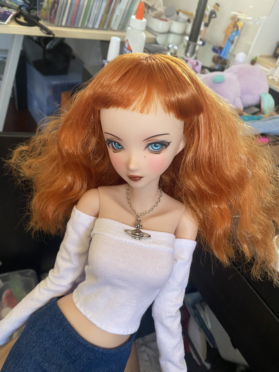 faranwinter's tweet image. Back to her first hair for now