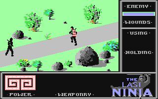 The Last Ninja (System 3) - An action-adventure game with isometric visuals and ninja-themed gameplay. Released on the Commodore 64 in 1986. Play or miss?