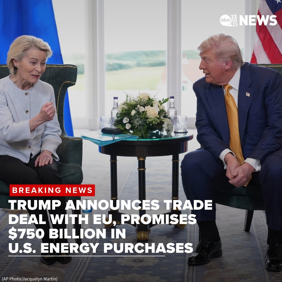 9/ Bottom line: Trump just turned a looming trade war into $750B+ in energy sales, $600B in new investment, plus the same access to Europe's market they have to ours.

The globalists scoffed. The markets doubted.

But once again, Trump delivered.