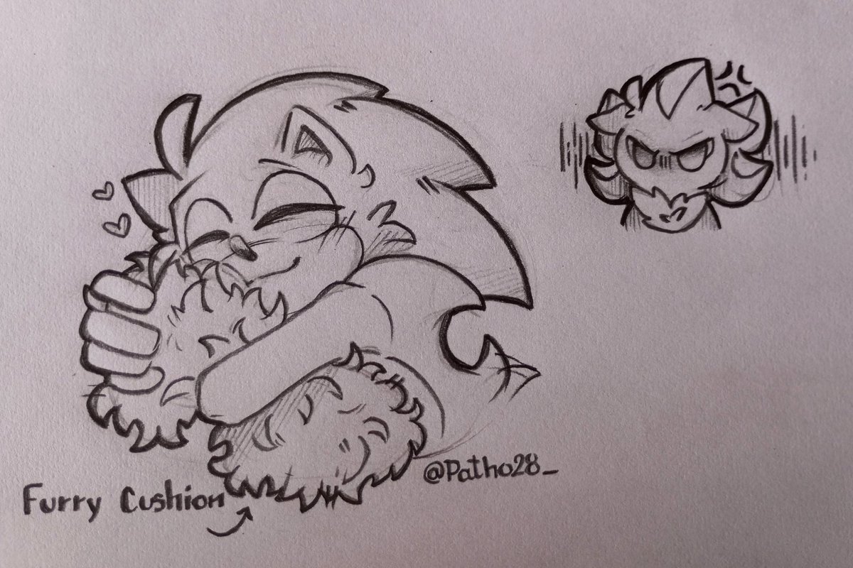 Patho28_'s tweet photo. Why have a cushion if you have the original? 🧐

#sonadow #Shadonic #SonicTheHedgehog #ShadowTheHedgehog https://t.co/3gJDYIymXH