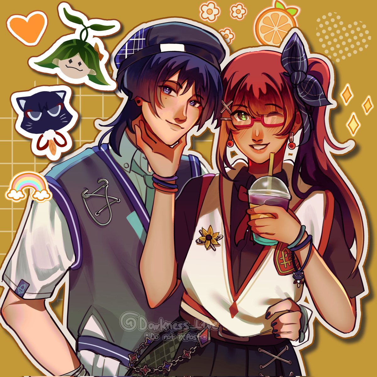 Darkness_l1ve's tweet image. .𖥔 ݁ ˖ MGC Coffee Collab ˎˊ˗
               ☂️🌻 x ☕