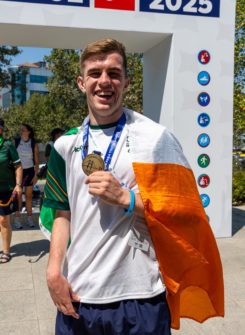 ParalympicsIRE's tweet image. โ๏ธ ๐๐จ๐ฅ๐๐๐ง ๐ก๐จ๐ฎ๐ซ ๐๐ญ ๐๐๐๐ โ๏ธ
Damien Moyles and Daire Macken upgraded their day 2 silver medals to gold on day 3!
Moyles: T13 100m โฑ๏ธ54.16 (PB)
Macken: T36/37/38/47 โฑ๏ธ56.79 (PB)
#TeamIreland | #EPYG