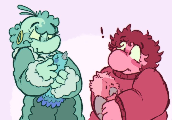 SpongeyBubblez's tweet image. Birdies holding birdies
#emotionsonas