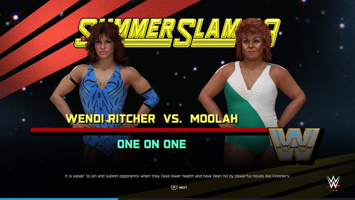 2KSWDivas's tweet image. Had to create Wendi’s archenemies. Cyndi next?! #Moolah #WendiRitcher @WWEgames #WWE2k25