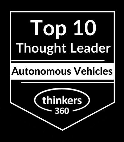 thinkers360's tweet image. Autonomous Vehicles digital badge was issued by Thinkers360 to Simon Hartley buff.ly/bVwwIPD