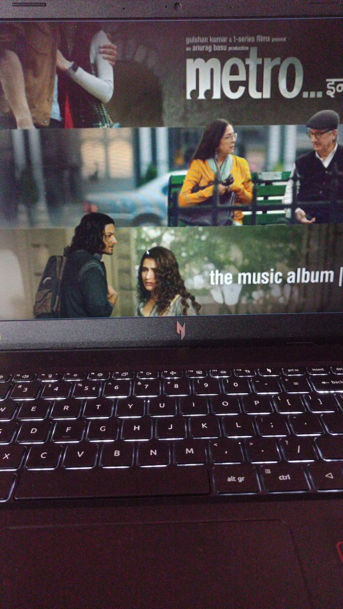 imbiwas's tweet photo. Qayde Se - Film Version ❤️

Just when the Papon starts saying, "Tum ko khoke phirse paane ki jo aadat hui hae mujhe" 🤌

Papon sounds fresh. Wow 🥰

@paponmusic @ipritamofficial #MetroInDino https://t.co/UWAYkmAlqy
