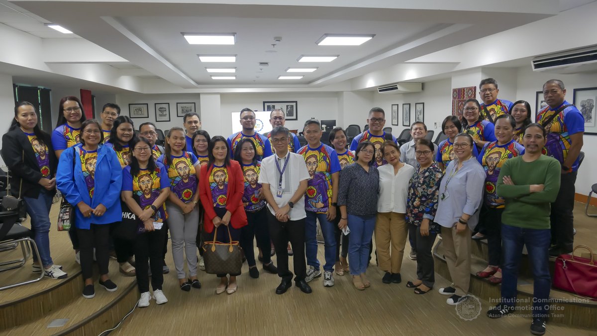 ADDU BENCHMARKING GUESTS 2024-25: University of Negros Occidental – Recoletos (UNO-R), 30 July 2024. 

Full: facebook.com/ateneo.dedavao…