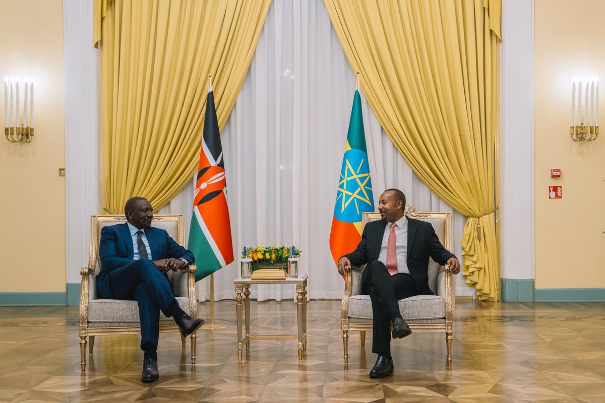 Nega K (@workenega) on Twitter photo PM Dr. Abiy Ahmed warmly received H.E. President William Ruto of Kenya in Addis Ababa. The two leaders reaffirmed their commitment to strengthening strategic ties and deepening regional cooperation.
#Ethiopia #Kenya
<a href="/AbiyAhmedAli/">Abiy Ahmed Ali 🇪🇹</a> <a href="/BerhanuTsegaye/">Berhanu Tsegaye</a> <a href="/GHessebon/">Gedion Timothewos Hessebon</a> <a href="/SMHaderaAbera/">Hadera Abera Admassu</a> PM Dr. Abiy Ahmed warmly received H.E. President William Ruto of Kenya in Addis Ababa. The two leaders reaffirmed their commitment to strengthening strategic ties and deepening regional cooperation.
#Ethiopia #Kenya
<a href="/AbiyAhmedAli/">Abiy Ahmed Ali 🇪🇹</a> <a href="/BerhanuTsegaye/">Berhanu Tsegaye</a> <a href="/GHessebon/">Gedion Timothewos Hessebon</a> <a href="/SMHaderaAbera/">Hadera Abera Admassu</a>