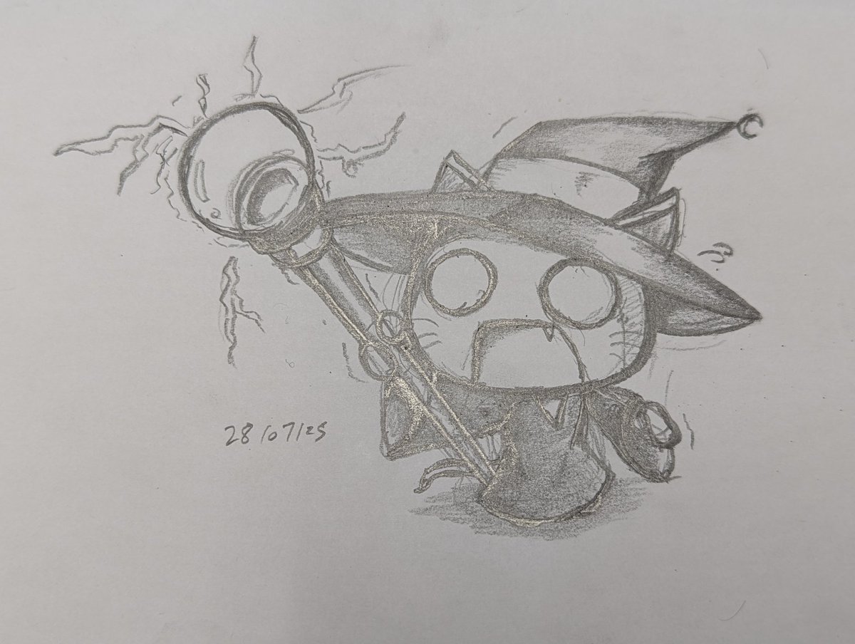 StygianLance's tweet image. 昼休みの落書き
Random lunch break sketch