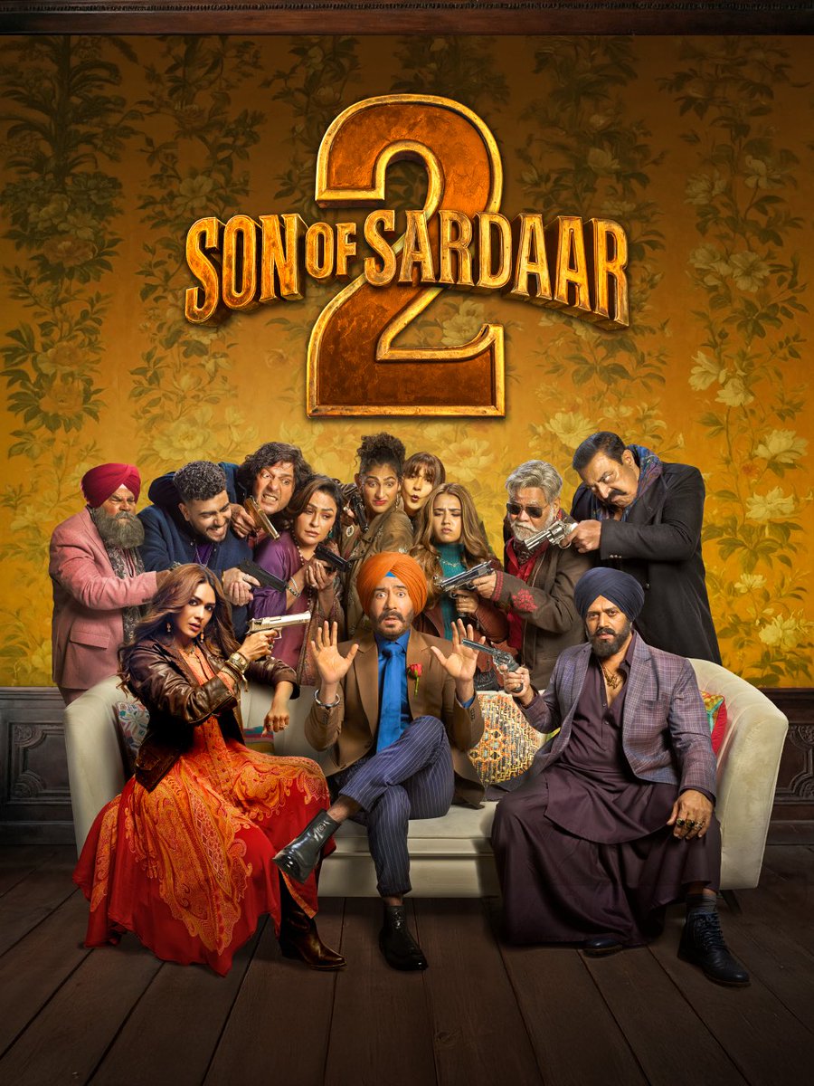 rohitjswl01's tweet image. Son Of Sardaar 2 will touch it’s target, I am confident about this film, since it doesn’t carry a heavy baggage on its shoulder, a typical comedy film based on confusion, one liners and a happy family film for Hindi heartland audience….. If the reviews are good film will 100%…
