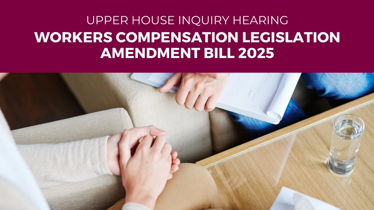 Today in #UpperHouse committees: the committee inquiring into the Workers Compensation Legislation Amendment Bill 2025 is holding a public hearing from 9am. Find out more: parliament.nsw.gov.au/committees/inq… Watch live: bit.ly/webcastnsw