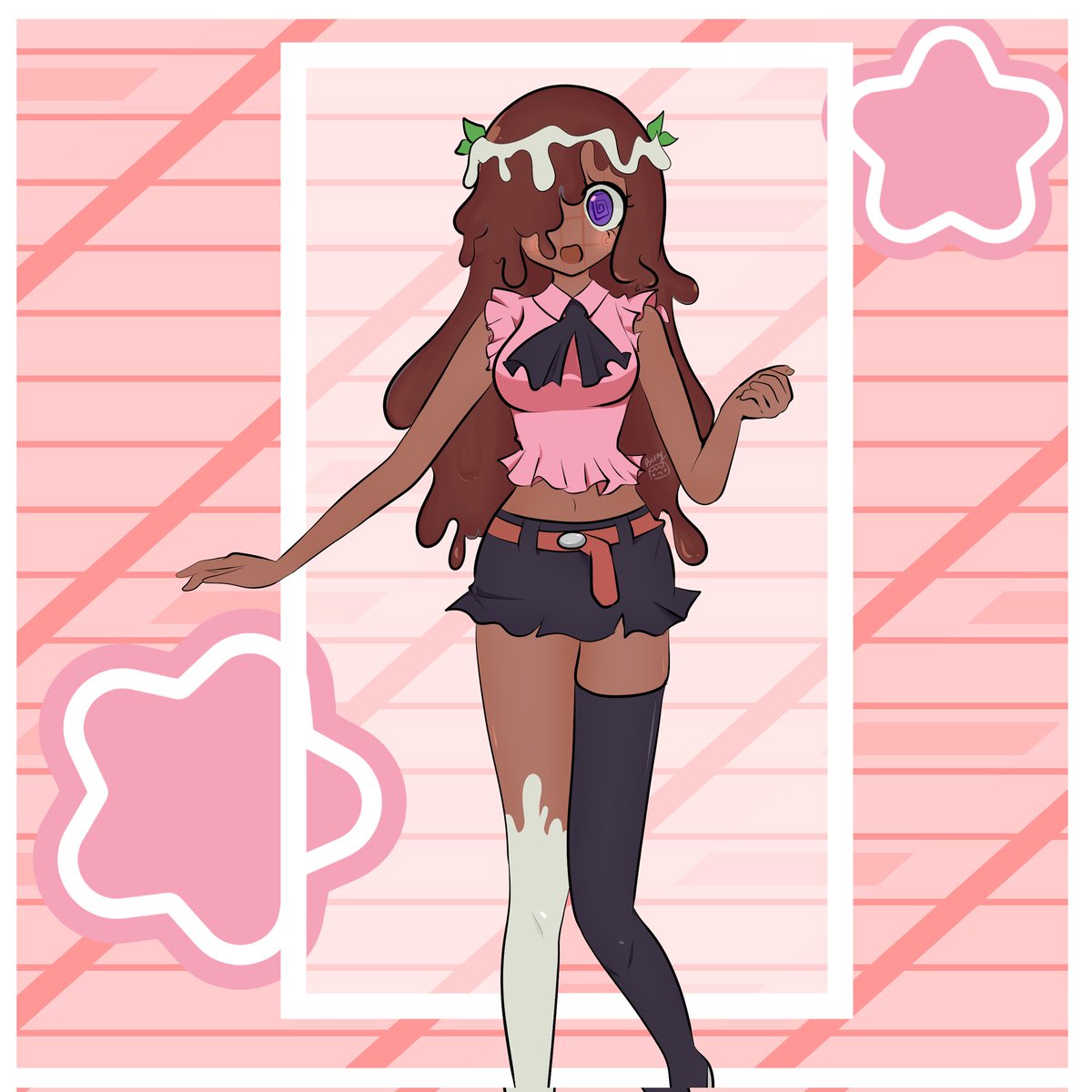 Commission for flan! Hope u like it its milka as Elizabeth ^^