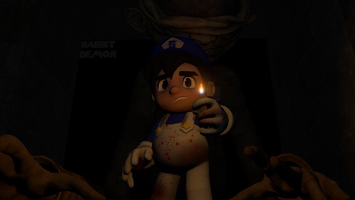 RabbitDem's tweet image. Anyways
#SMG4 #smg4au #Littlenightmaresau #gmod