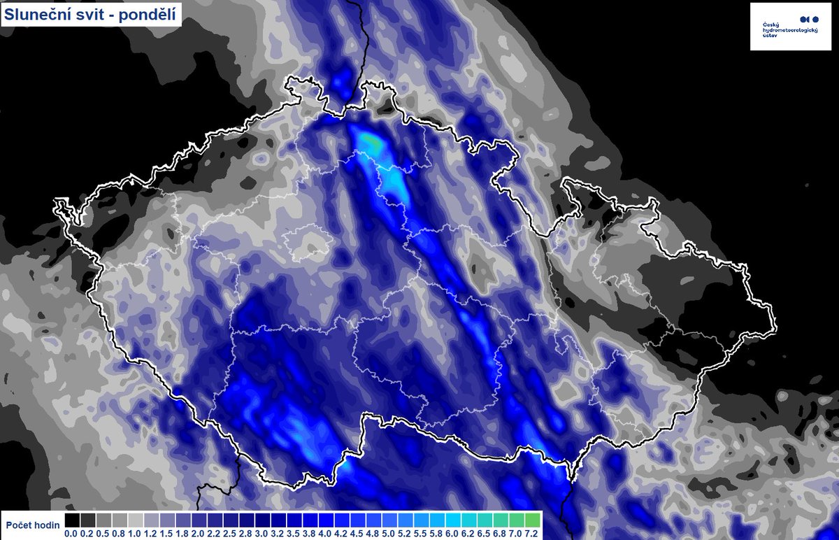 CHMUCHMI's tweet image. 🌧Předcházejících 24h přineslo vydatné srážky zejména do oblasti Jeseníků a Beskyd, kde se ojediněle úhrny pohybovaly kolem 105 mm.

🌦 Během dnešního dne budou srážky na severovýchodě postupně slábnout. Na ostatním území bude oblačno, zpočátku místy i polojasno. Ojediněle a…