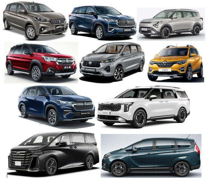 autocarpro's tweet image. REVEALED: India's Top 10 best-selling MPVs in April-June 2025
- Maruti Ertiga, Toyota Innova Hycross / Crysta and the Kia Carens / Clavis sell over 89,000 units in first quarter of FY2025 t.ly/ZTgy2
