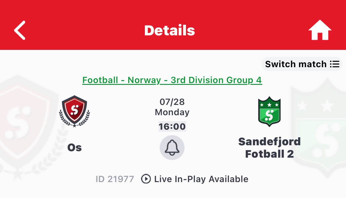 BigD_bos's tweet image. OS get match today